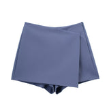 High Waist Minimalist Mini Skort Casual Summer Essential