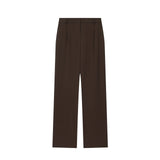 Double Breasted Blazer and Straight Leg Pants Suit Set