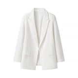 Classic Tailored Open Front Blazer