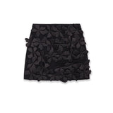 Textured Ruffle Mini Skirt Elegant Party Style