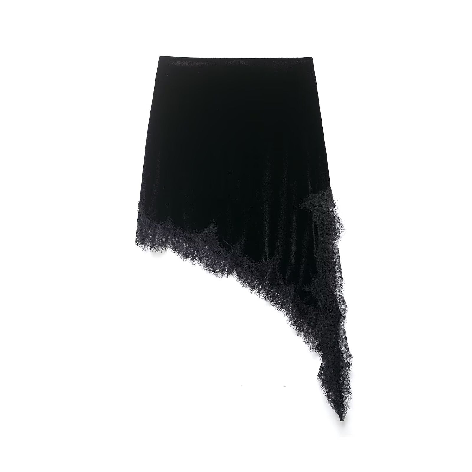 Asymmetrical Fringe Midi Skirt Elegant Boho Style