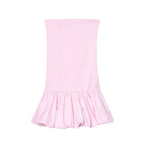 Strapless Ruffle Hem Mini Dress for Chic Summer Style