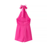 Halter Neck A Line Playsuit