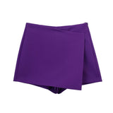 High Waist Minimalist Mini Skort Casual Summer Essential