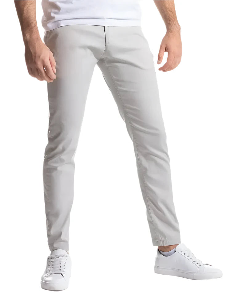 Orizelle | Men's Classic  Soft-Cotton Stretch Chinos – Slim Fit, Hybrid