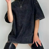Vintage Wash Oversized Crewneck T-Shirt