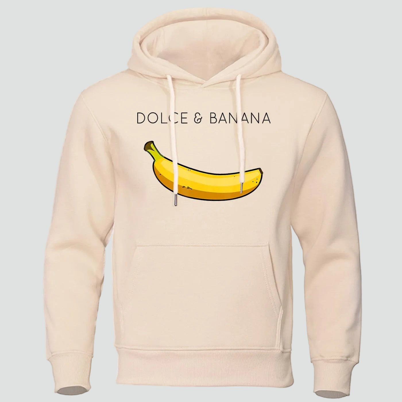 Orizelle | Dolce & Banana Hoodie Graphic Print Oversized Pullover