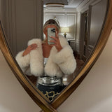 Oversized Faux Fur Jacket with Extra-Large Hood