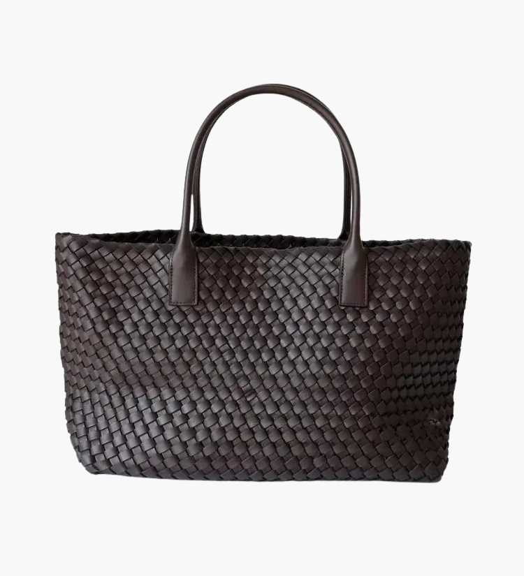 Luxe Woven Tote Bag with Elegant Handcrafted Design