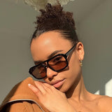 Square Frame Sunglasses with Retro Design
