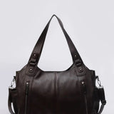 Classic Multi-Pocket Shoulder Bag with Adjustable Strap